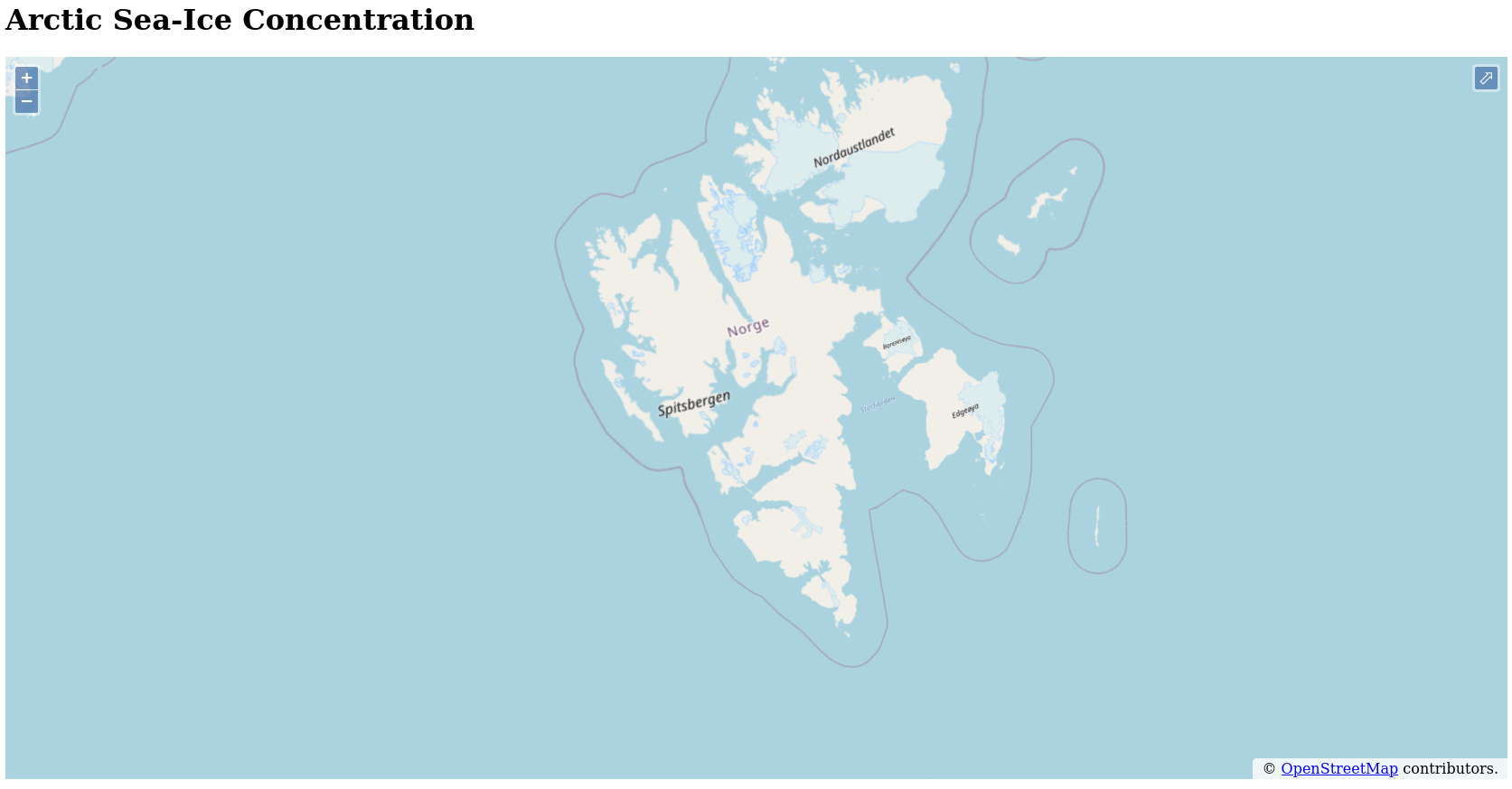 Svalbard-focussed map