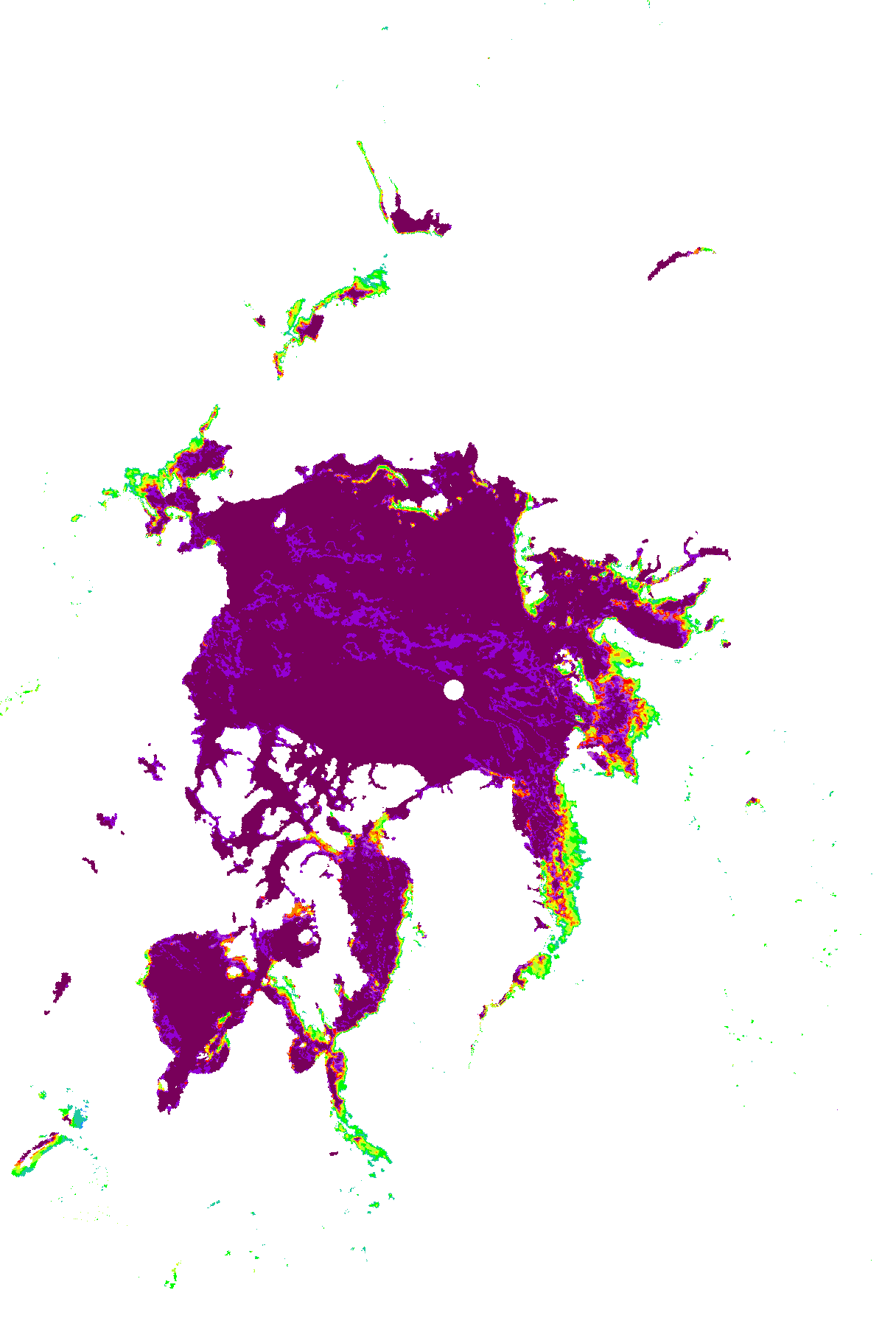 Sea-ice concentration image
