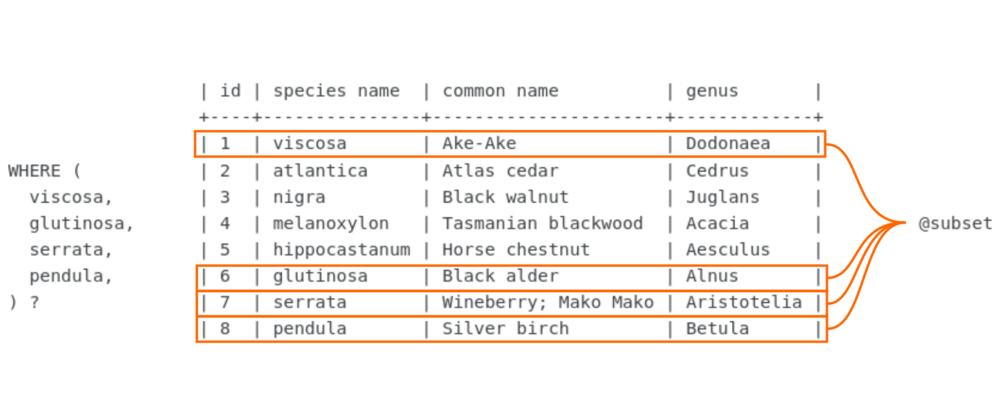 Where is this list in this database table?